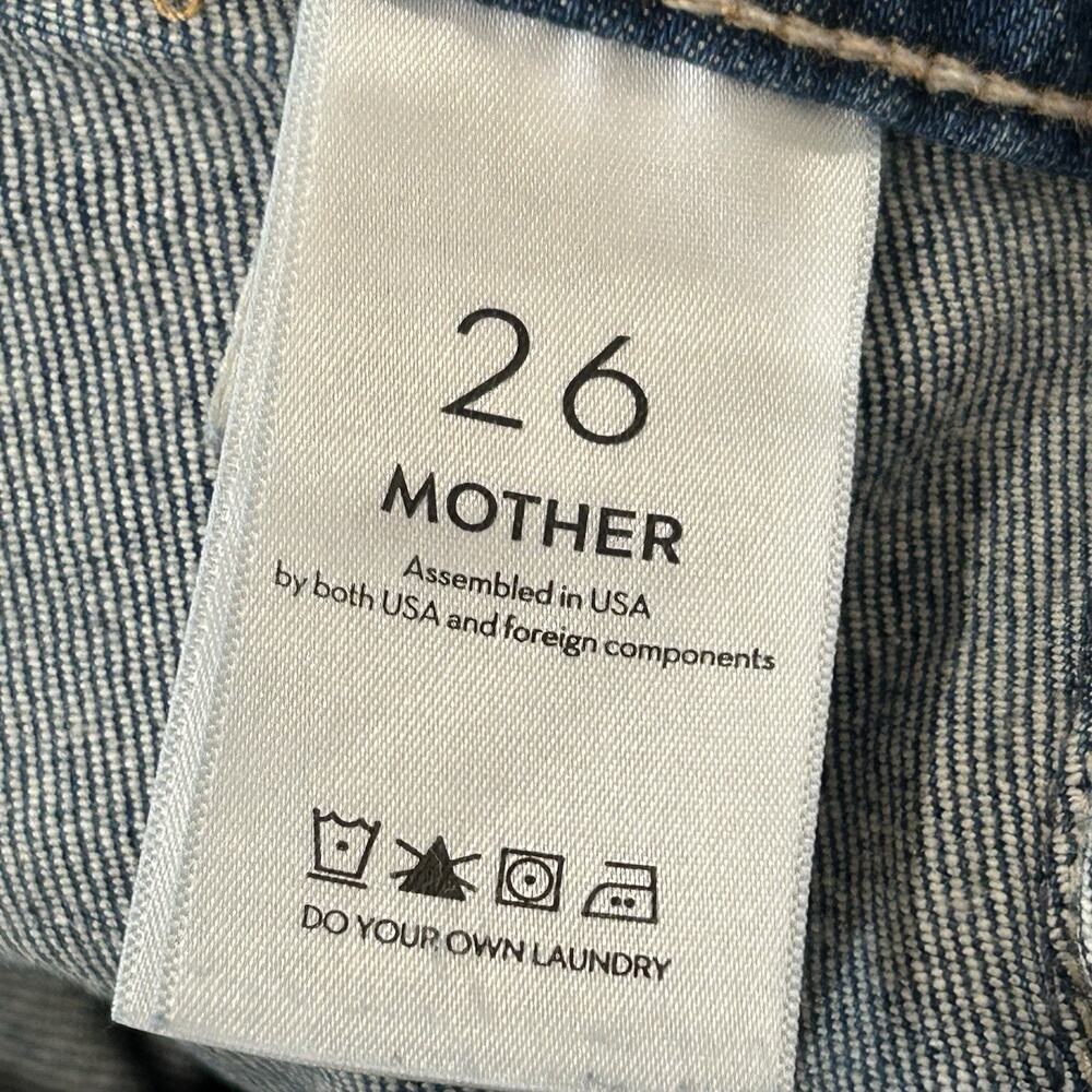 Mother Yhe Patch Rambler Rolled Shorts in Globe Trotter Women’s 26 - Picture 3 of 8